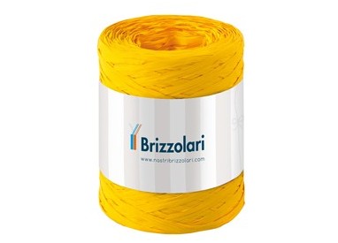 Rafia sintetica 6802 5mmx200mt colore giallo 02 Brizzolari