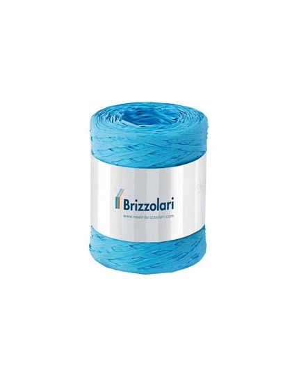 Rafia sintetica 6802 5mmx200mt colore azzurro 06 Brizzolari