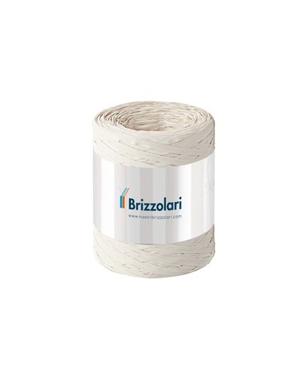 Rafia sintetica 6802 5mmx200mt colore avorio 25 Brizzolari