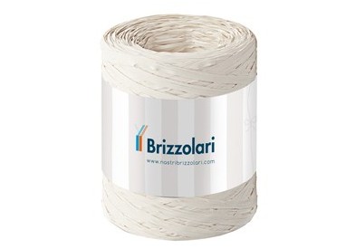 Rafia sintetica 6802 5mmx200mt colore avorio 25 Brizzolari