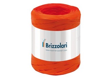 Rafia sintetica 6802 5mmx200mt colore arancione 12 Brizzolari