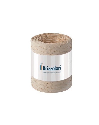 Rafia sintetica 6802 5mmx200mt colore naturale 40 Brizzolari
