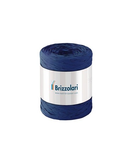 Rafia sintetica 6802 5mmx200mt colore blu scuro 37 Brizzolari