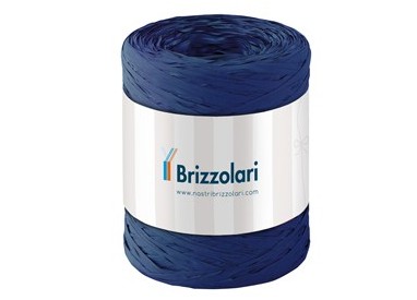 Rafia sintetica 6802 5mmx200mt colore blu scuro 37 Brizzolari