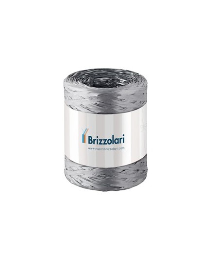 Rafia sintetica 6802 5mmx200mt colore argento 44 Brizzolari