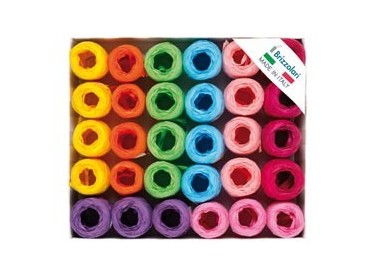 30 ovine rafia sintetica 6802 5mmx20mt assortimento primavera Brizzolari
