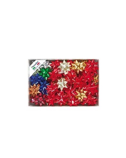 70 stelle nastro metal 6870 19mmxØ9cm colori assortiti Brizzolari