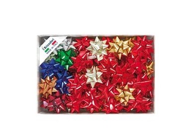 70 stelle nastro metal 6870 19mmxØ9cm colori assortiti Brizzolari