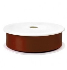 Nastro doppio raso 25mmx25mt colore marrone 57 Brizzolari
