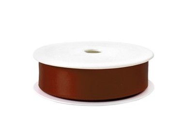 Nastro doppio raso 25mmx25mt colore marrone 57 Brizzolari