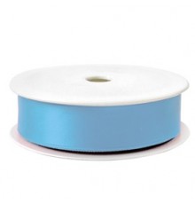 Nastro doppio raso 25mmx25mt colore azzurro 70 Brizzolari