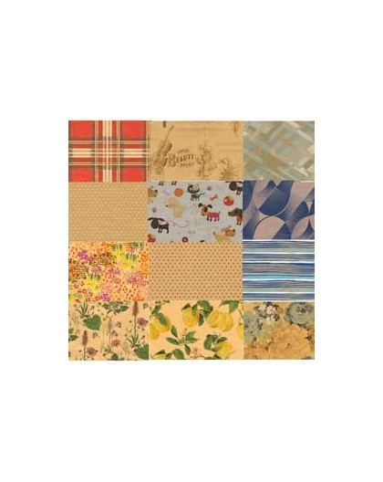 Scatola 100fg carta regalo Natura Kraft 70X100cm Rex Sadoch