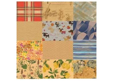 Scatola 100fg carta regalo Natura Kraft 70X100cm Rex Sadoch