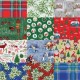 Scatola 100fg carta regalo Raso Country Natale 70X100cm Rex Sadoch