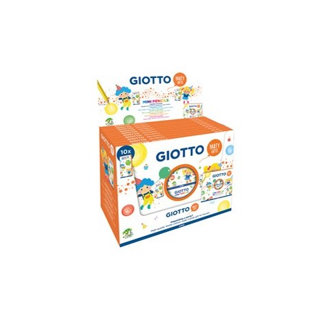 Set 10 astucci da 6 mini matite colorate Party Gifts Giotto