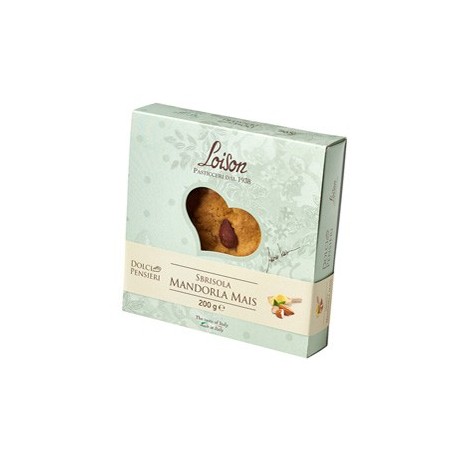 Torta Sbrisola Classica Mandorla e Mais 200gr - Loison
