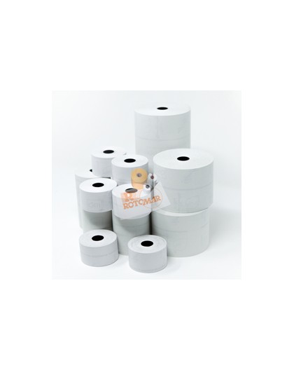 Blister 10 rotoli RC carta termica BPA free omolog. 55gr/mq 57,5mm x 20mt Ø40mm