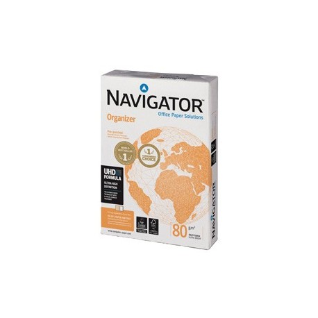 CARTA NAVIGATOR organizer 4 Fori A4 80gr 500FG 210X297mm