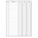 Registro Dare-Avere-Saldo 96pag. 17x12cm DU133300000 Data Ufficio