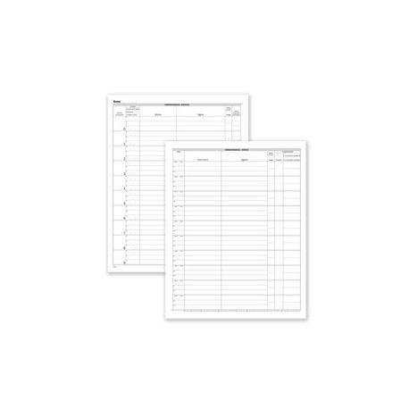 Registro corrispondenza arrivo/partenza 50pgg. 31x24,5cm DU138000000 DU