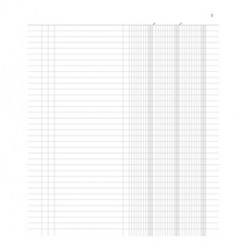 Registro inventari a 3 colonne 96pag.num.31x24,5cm DU135100000 DU