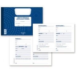 Blocco libretto delle giustificazioni 25copie 21,5x14,8cm DU3026PS000 DU