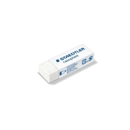 Box 20 gomme Rasoplast 526 B20 dim. 63x13x23mm bianca per matita Staedtler