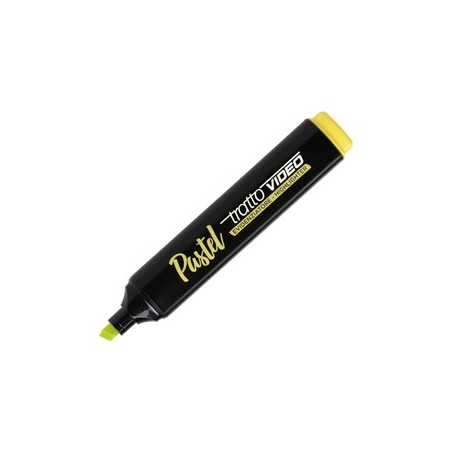 Evidenziatore Tratto Video Pastel giallo limone