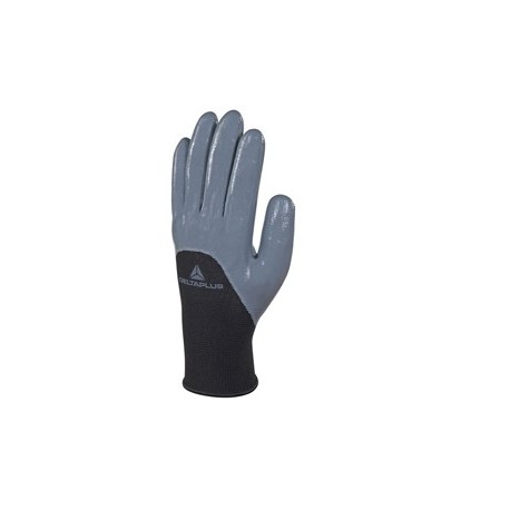 Guanto in maglia di poliestere VE715gr Tg.09 col. grigio/nero