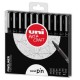 Astuccio Pin fineliner nero 11 gradazioni assortiti Uni Mitsubishi