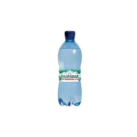 Acqua frizzante bottiglia PET 100 riciclabile 500ml Levissima