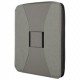 Portablocco Canvass in tela c/zip dim. 26x33cm grigio INTEMPO