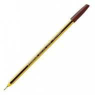 Scatola 10 penna a sfera 434 Noris Stick marrone 1,0mm STAEDTLER