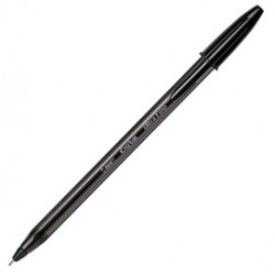 Scatola 20 penna sfera con cappuccio Cristal® Exact 0.7mm nero BIC®