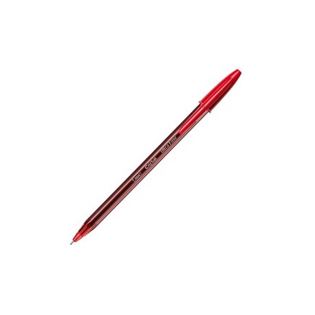 Scatola 20 penna sfera con cappuccio Cristal® Exact 0.7mm rosso BIC®