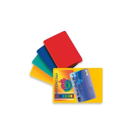 Busta PORTA CARD 2 COLOR 2 tasche col.ass. 5,8x8,7cm Sei rota