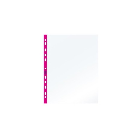 25 Buste forate c/ banda fucsia NEON 22X30cm Favorit
