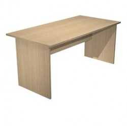 Scrivania lineare 160X80cm Rovere - EASY