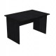 Scrivania lineare 120X80cm Nero venato frassino - EASY