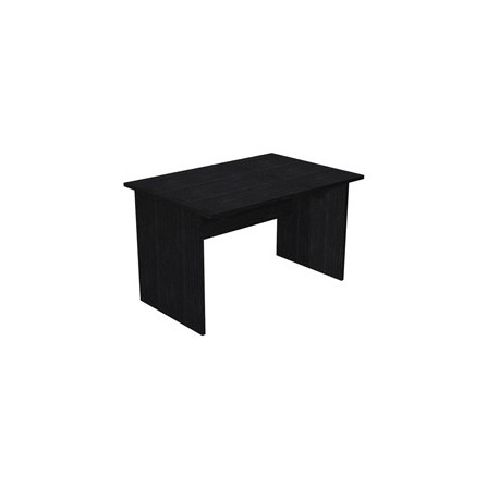 Scrivania lineare 120X80cm Nero venato frassino - EASY