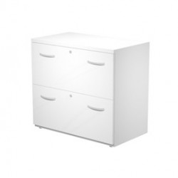 Classificatore 2 cassetti per cart.sosp. 80x46x73cm Bianco - AGORA'