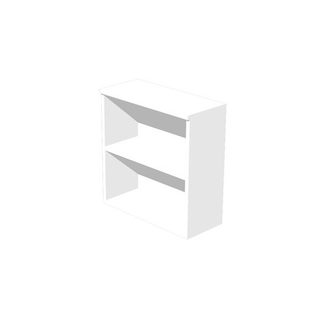 Armadio modulare basso a giorno 90x44cm - H85cm Bianco