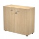 Armadio modulare basso a 2 ante battenti 90x44cm - H85cm Rovere
