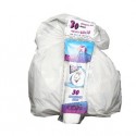 30 Sacchi bianchi bagno 40x50cm 15Lt 16µ Rolsac