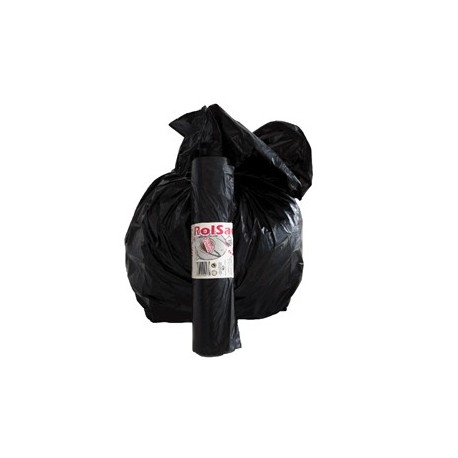 30 Sacchi nero 55x70cm 38Lt 19µ Rolsac