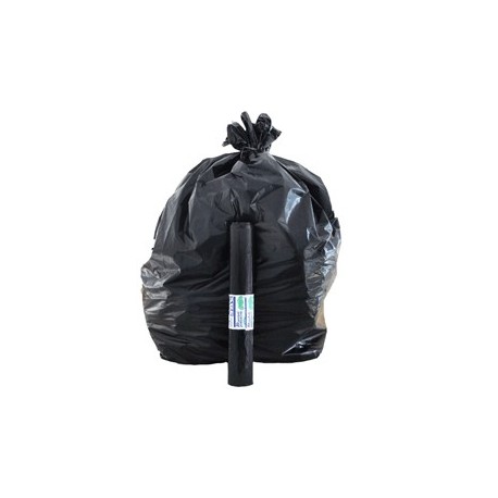 10 Sacchi nero 70x110cm 110Lt 22µ Rolsac