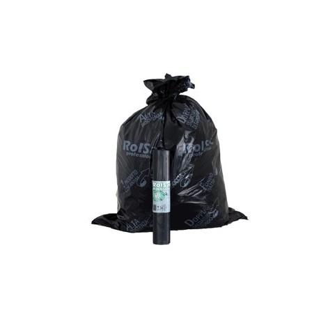 10 Sacchi Nero 72x110cm 110Lt 47µ Rolsac