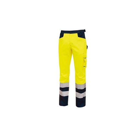 Pantalone invernale alta visibilitA' Beacon giallo fluo Taglia M U-Power