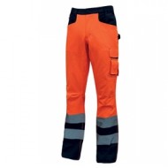 Pantalone invernale alta visibilitA' Beacon arancio fluo Taglia L U-Power