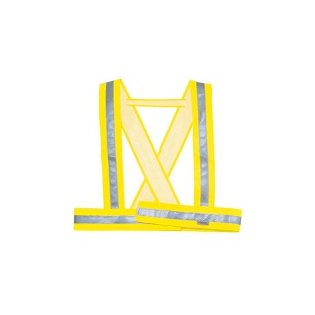Bretella alta visibilitA' Bauce giallo fluo Tg. M Deltaplus